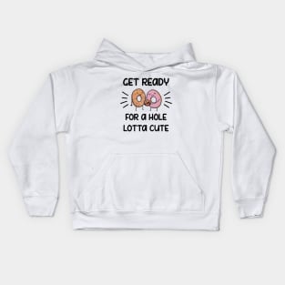 Donut Family Baby Announcement Kids Hoodie